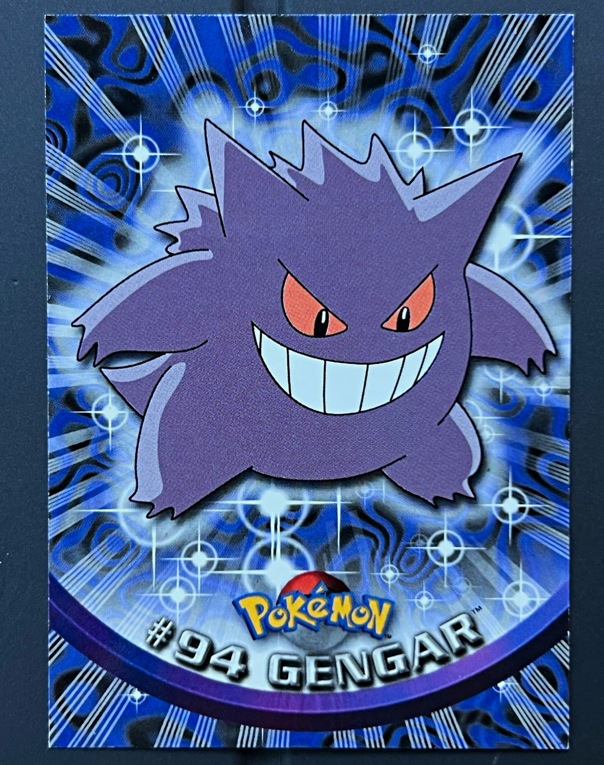 2000 Pokemon Topps TV Animation Edition #94 Gengar Non Holo ~Blue Label~LP~