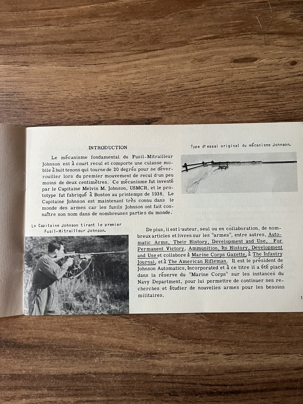 MANUAL IN FRENCH FOR LE MODELE 1944 EXCELLENT CONDITION ORIGINAL