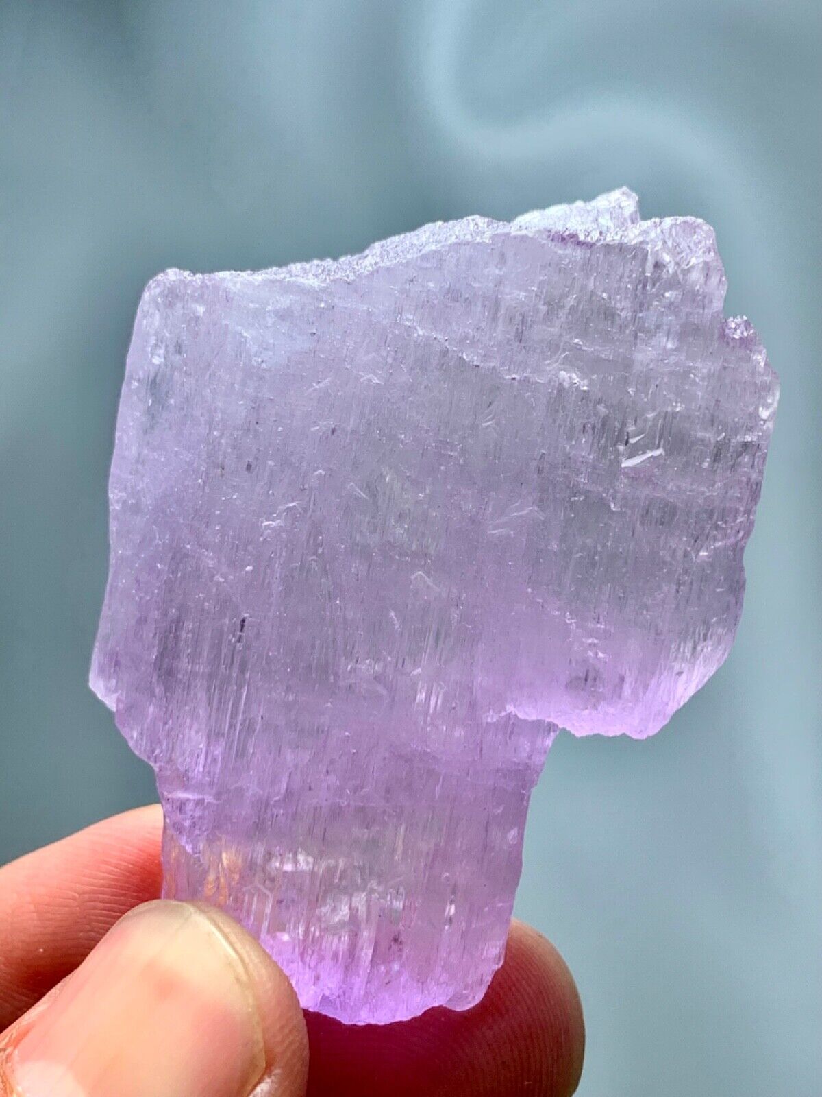 298 Carat Natural Pink Kunzite Crystal From Afghanistan