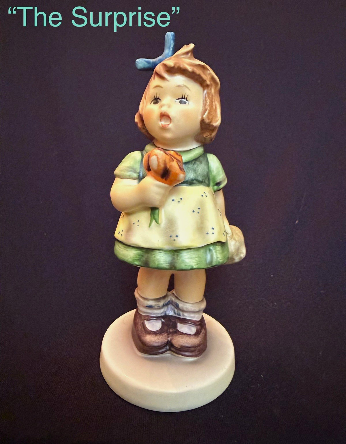 Goebel Hummel Porcelain Hand Painted “The Surprise” Special Edition TMK6 Goebel Hummel Porcelain Hand Painted “The Surprise” Special Edition TMK6