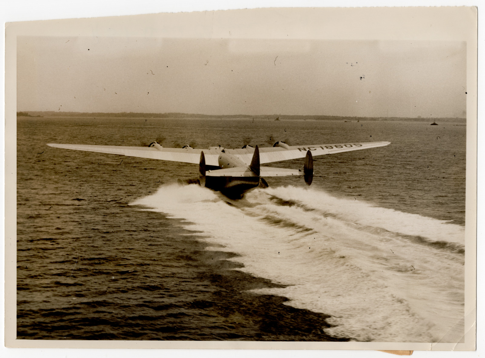 1939 Dixie Clipper NC18605 ORIGINAL ACME Press Photo First Atlantic Flight 9x6.5