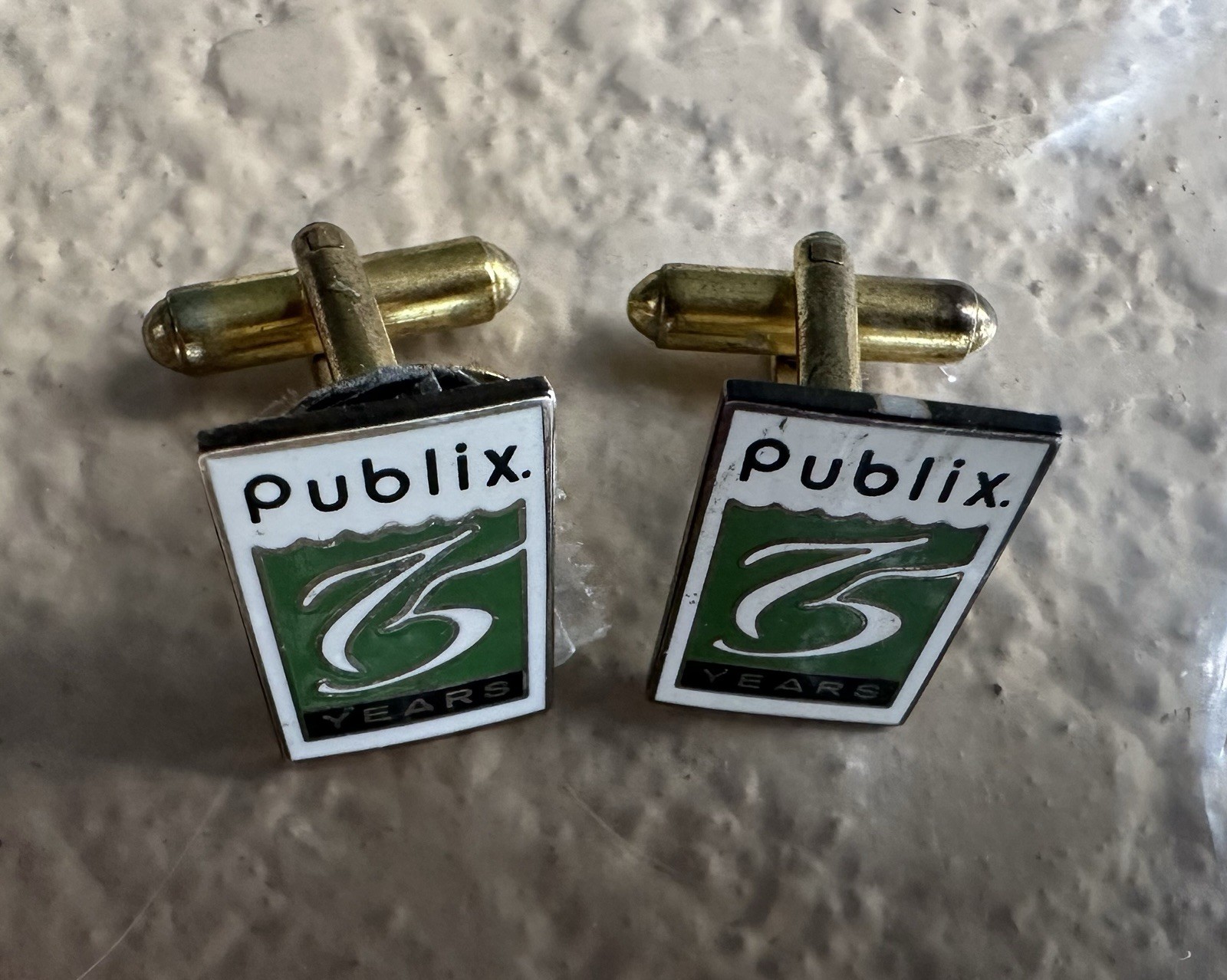 Publix 75 Years Pair of Cufflinks