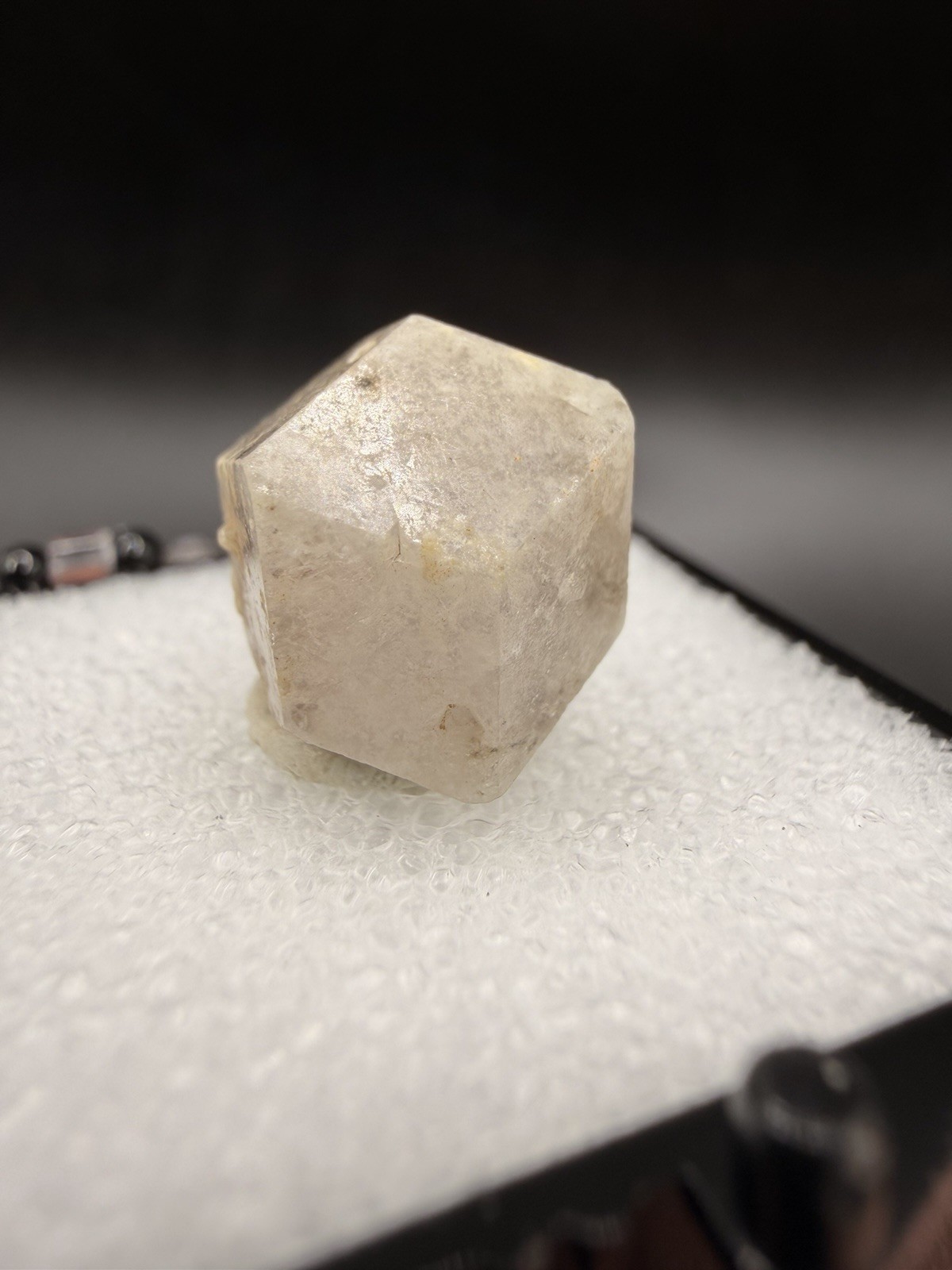 Rare Leuco-Grossular Garnet (Thumbnail) - Sierra de Cruces, MX - ex. Kohnen