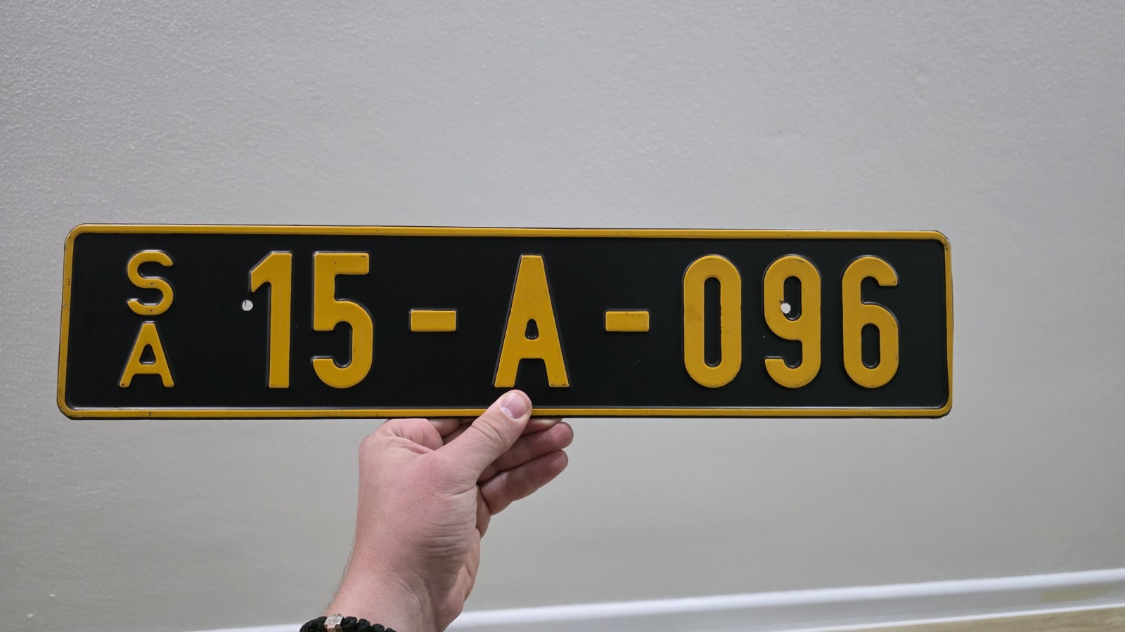 Bosnia DIPLOMATIC License Plate, After Yugoslavia CROATIA SERBIA 
