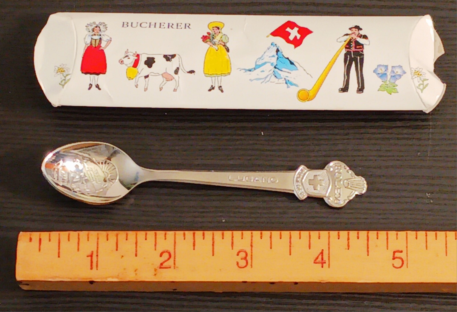Rolex Lugano Bucherer of Switzerland Collectible Spoon