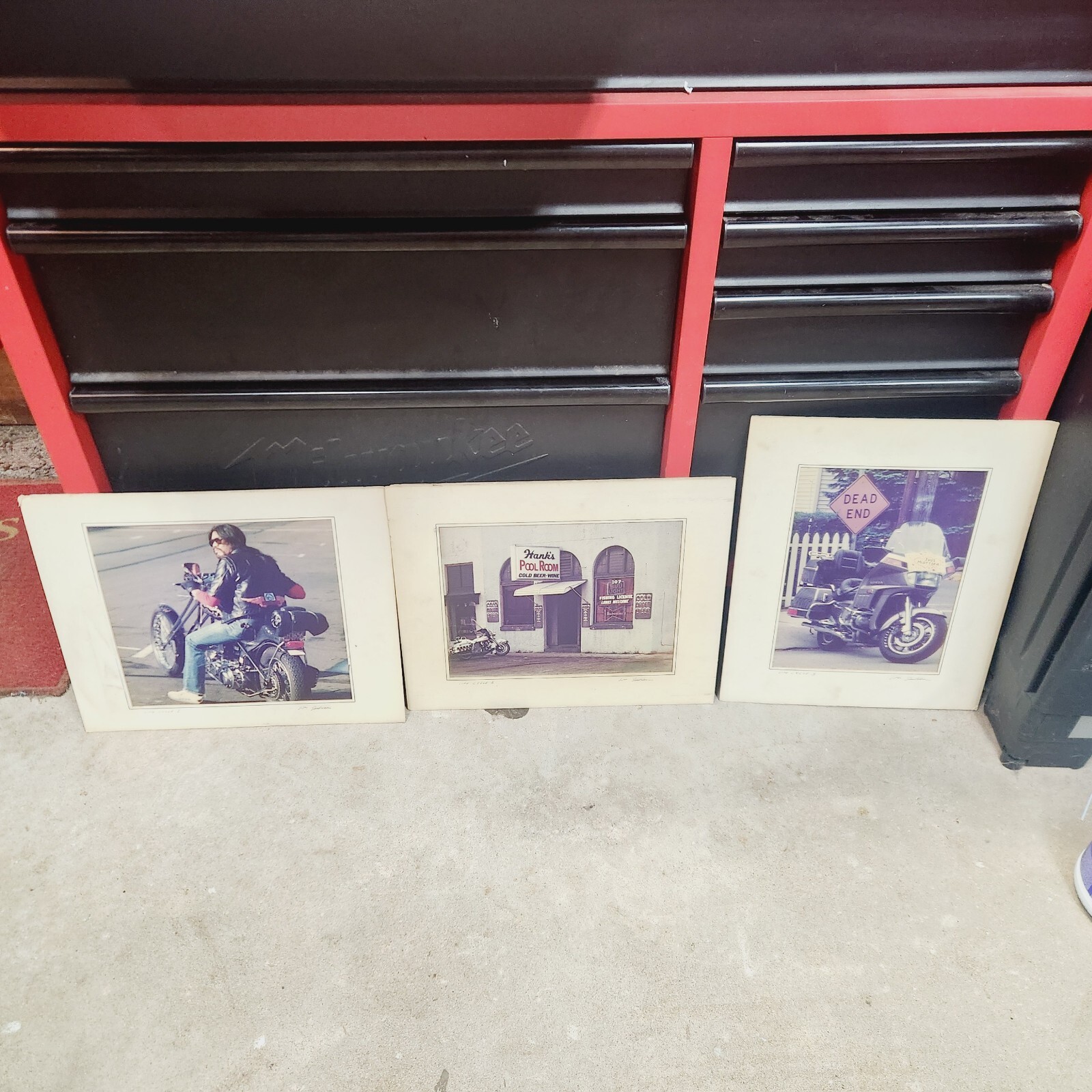 Vintage Motorcycle Pictures. Wm. Sanderdon. Life Cycle 1-3.