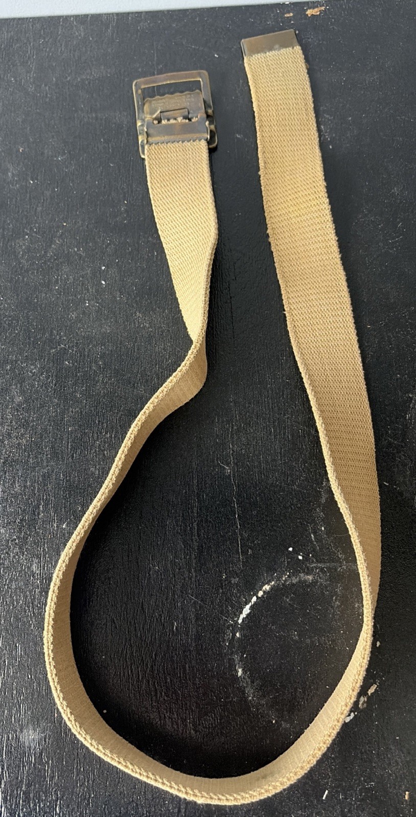 Vintage WWI Army M1910 Russell MFG Co Garrison Belt Middletown, Conn