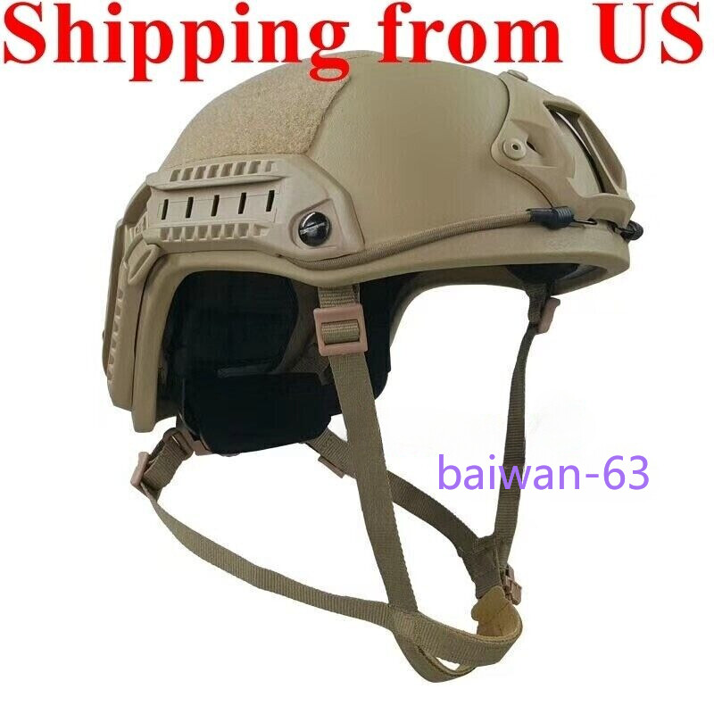 US Sandy Fast UHMW-PE Tactical Helmet Level 3 Bulletproof Gear Ballistic IIIA