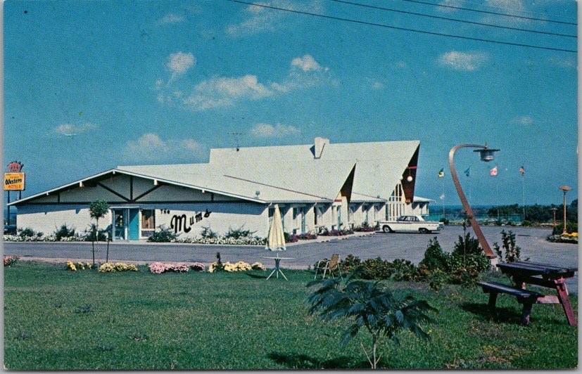 1960s NORTH EAST, Pennsylvania Postcard MUM\'S BEST WESTERN MOTEL / I-90 Roadside