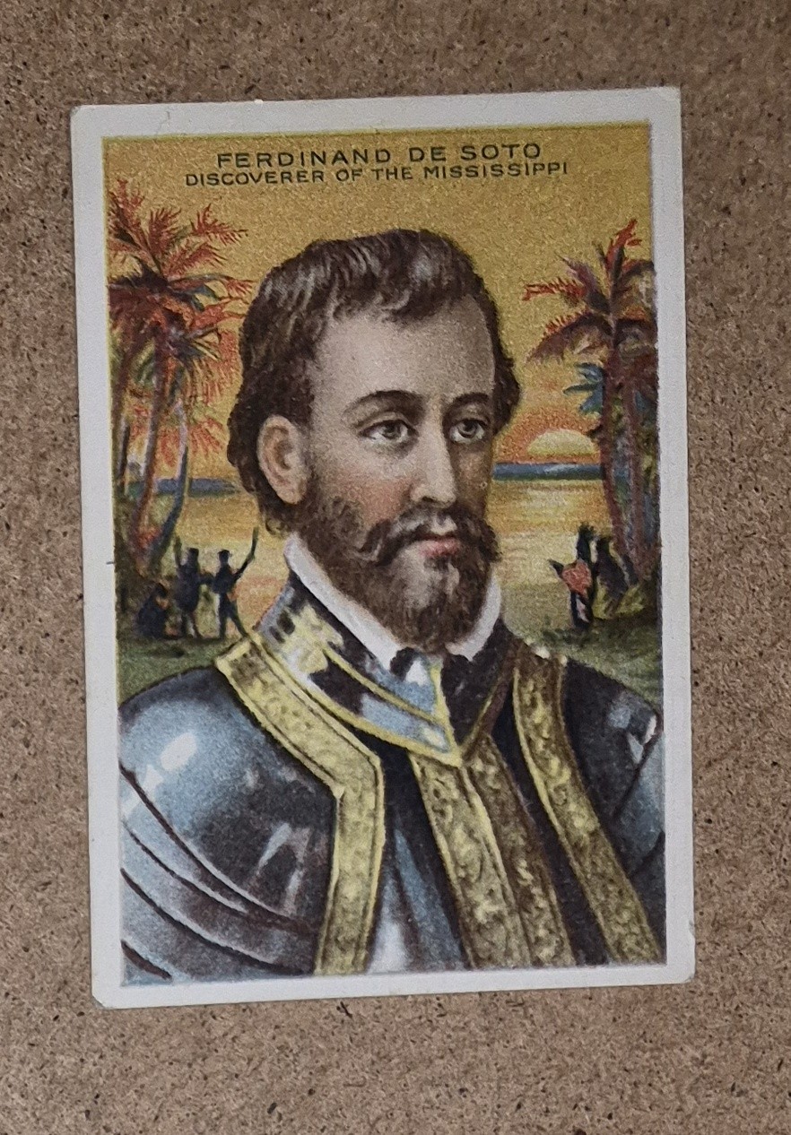 1911-12 Royal Bengals T68 Men Heroes History  Ferdinand De Soto Spanish Explorer