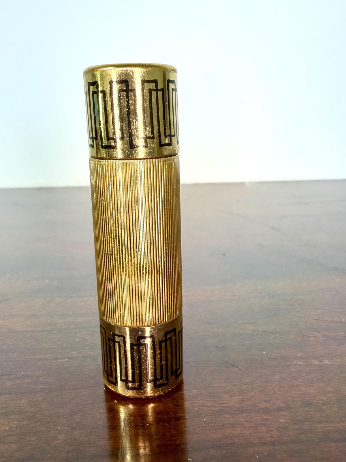Vintage Lanvin Arpege Perfume Bottle Gold Mini Travel Flacon 1950s Vanity