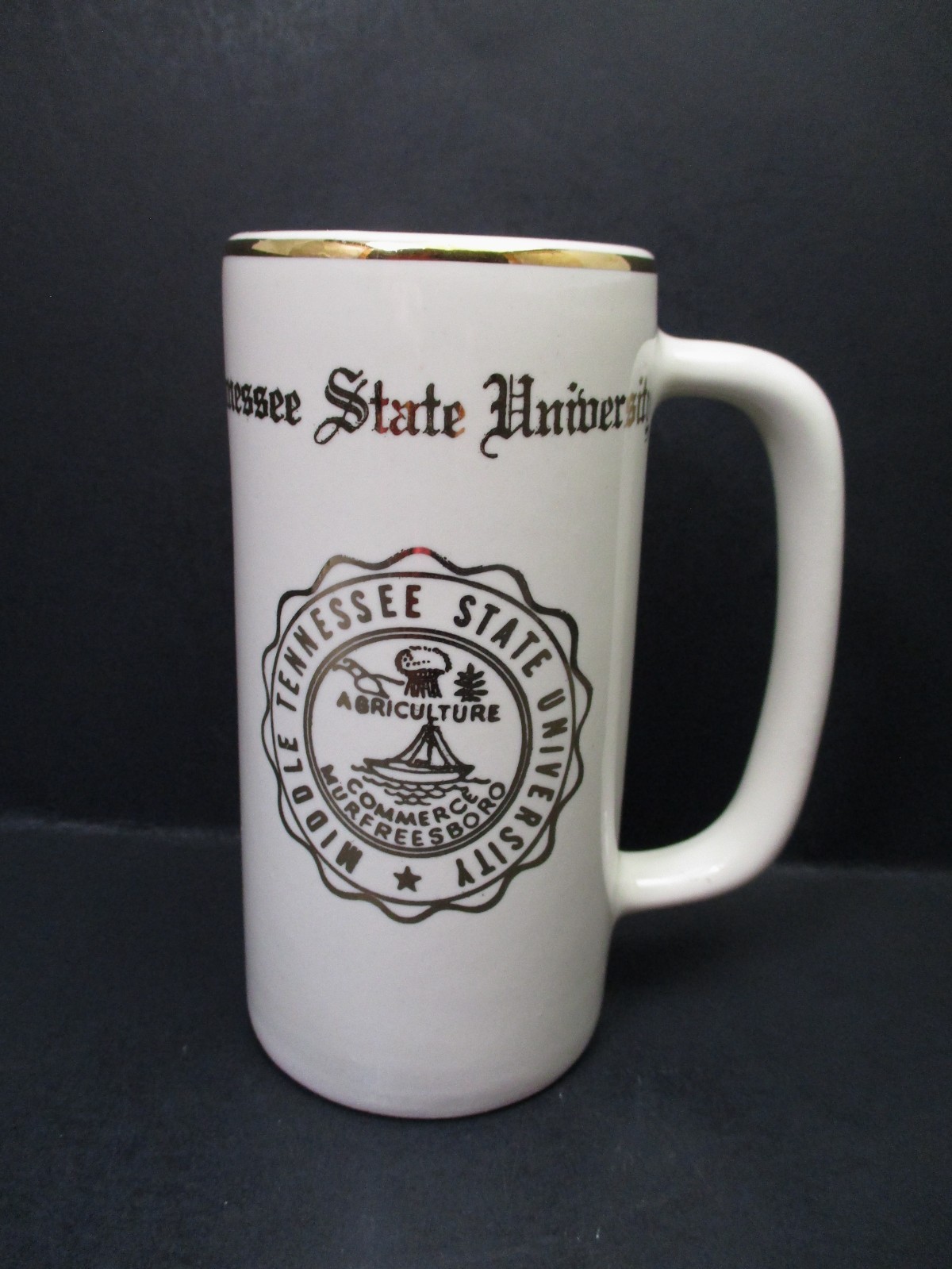 MTSU Middle Tennessee State VTG W.C. Bunting  Small Cup Mug Agriculture AG Farm