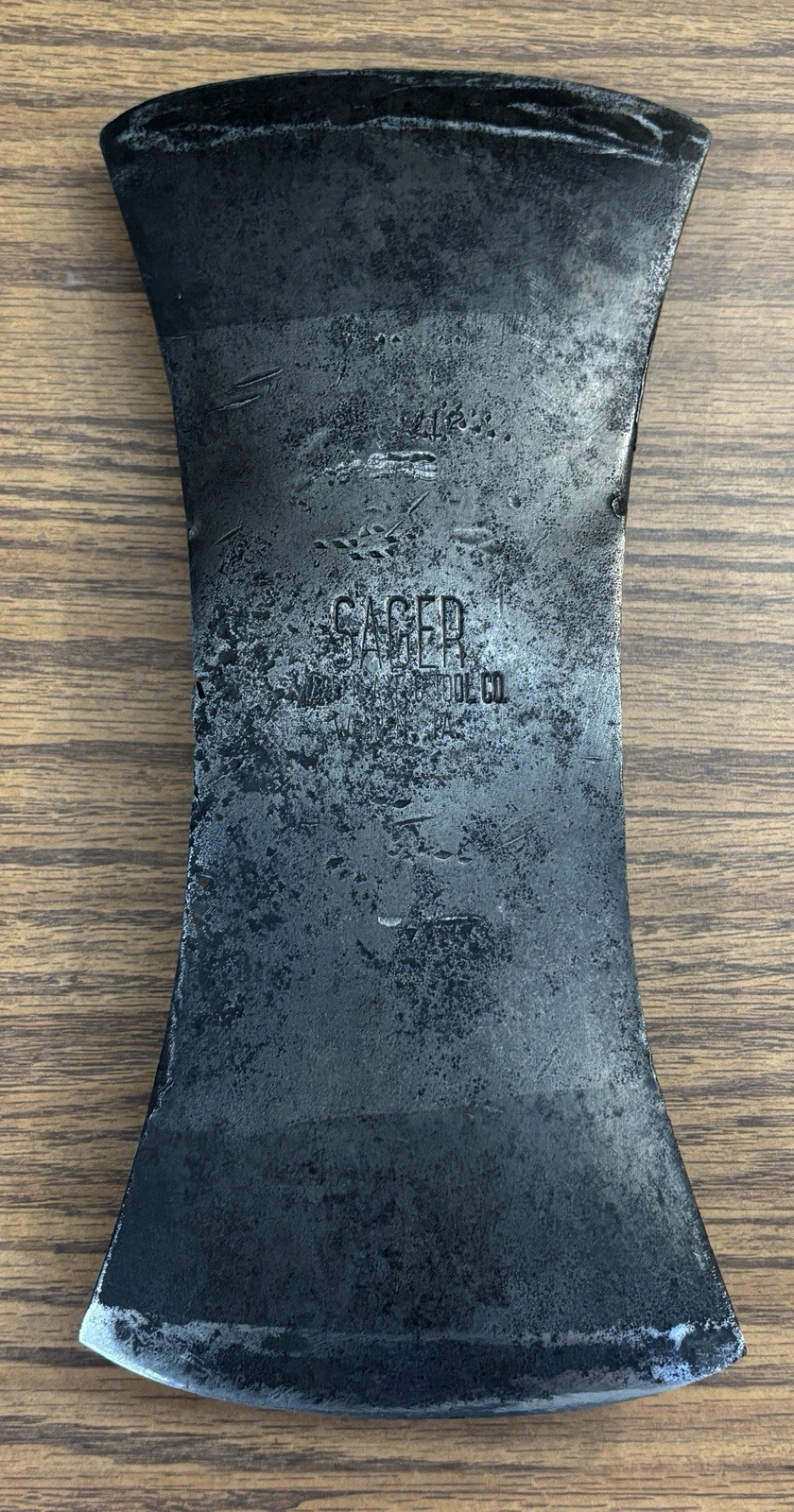 Sager Double Bit Axe Head 4 Lb Warren Axe & Tool Warren PA c. 1917? Antique
