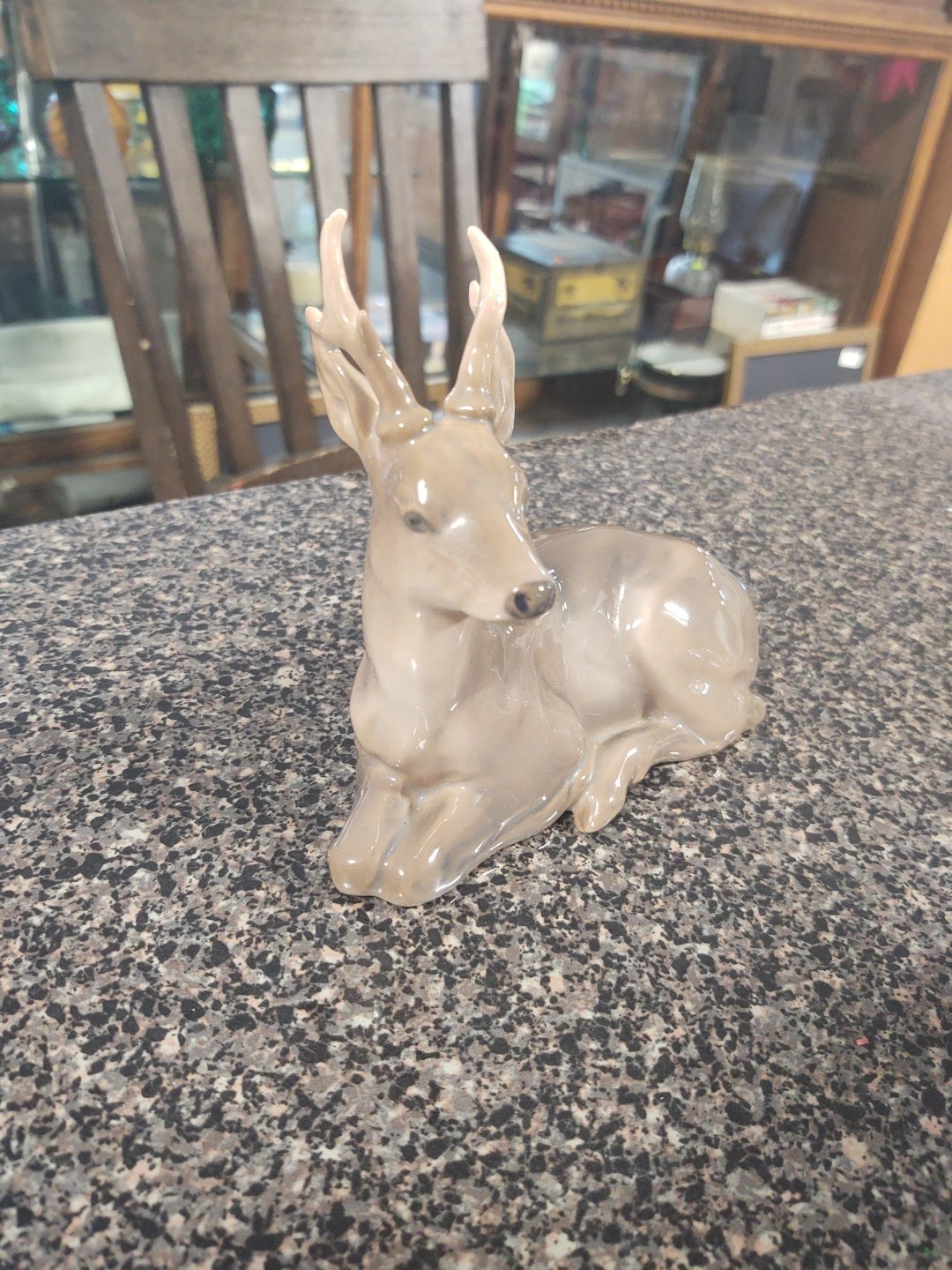 Vintage Royal Copenhagen Denmark Porcelain Deer Figurine #756 PRE-OWNED 