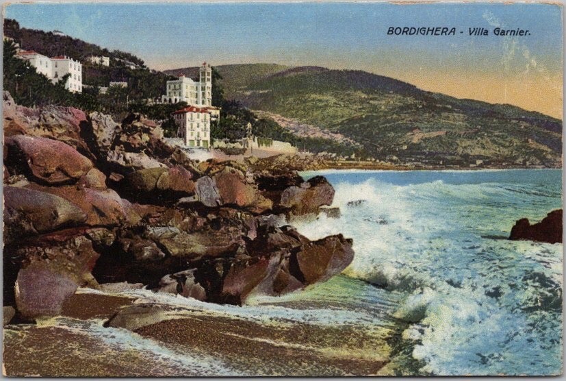 Vintage 1900s BORDIGHERA, Italy Postcard \