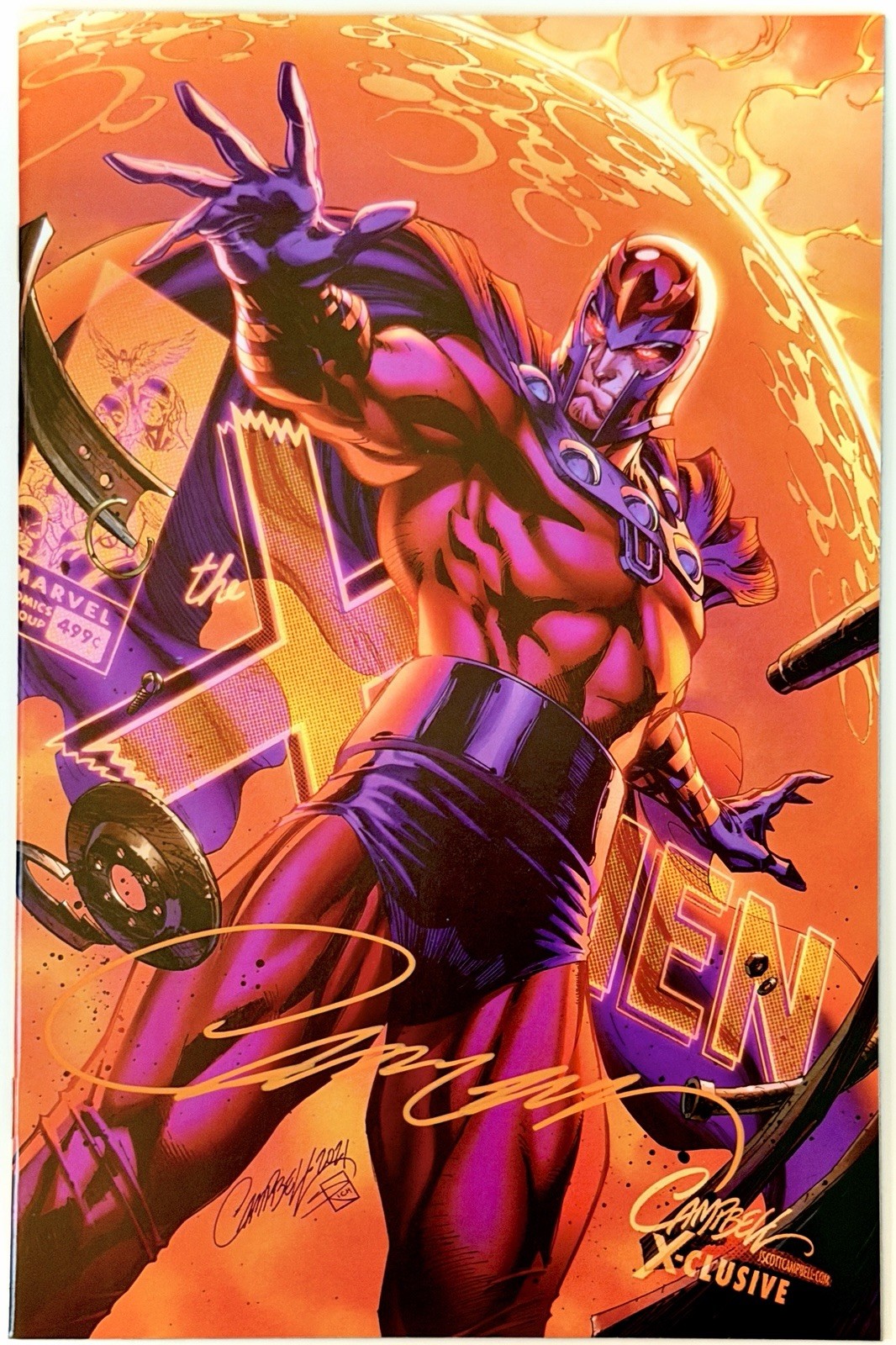 X-Men Legends #1 - Signed by J. Scott Campbell  w/COA - JSC Shop Exclusive B