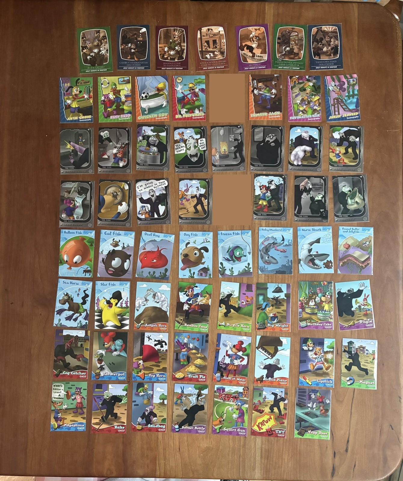 Disney Toontown Online Series 2 Lot 60 / 85 Trading Cards NM Complete Collection