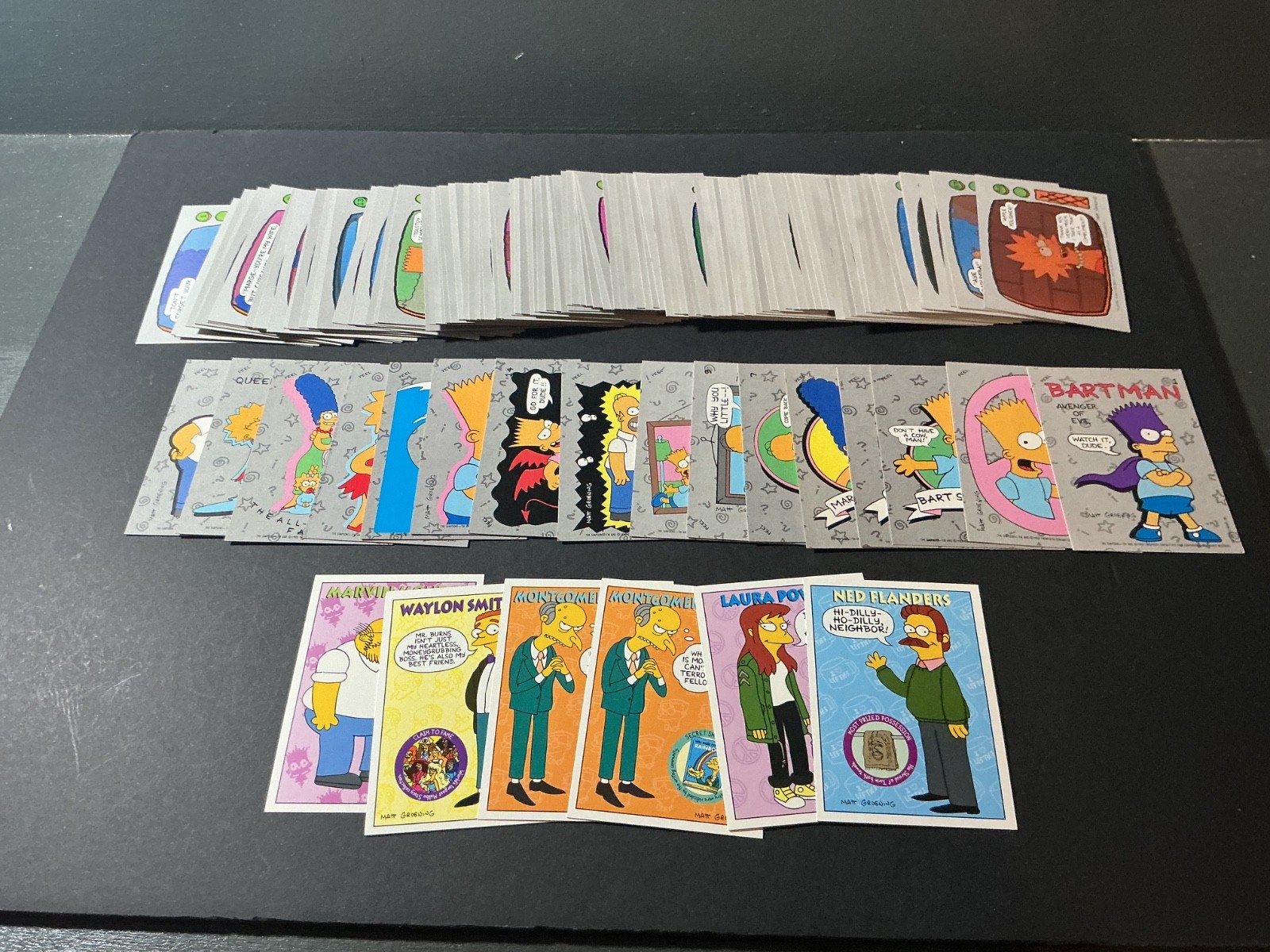 1990 Topps The Simpsons 1-88 Plus Extras/Stickers/94 Skybox 