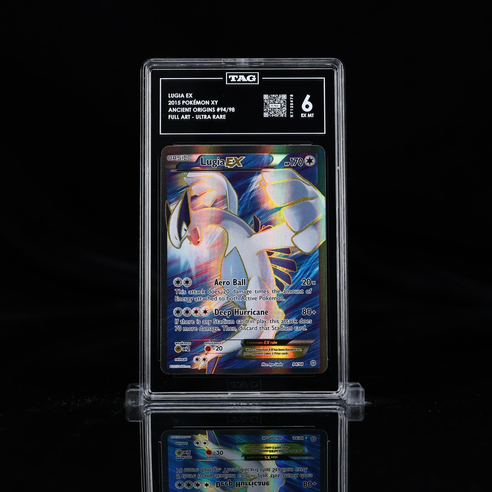 TAG 6 - Lugia EX #94/98 - ULTRA RARE - XY Ancient Origins 2015 - Pokemon
