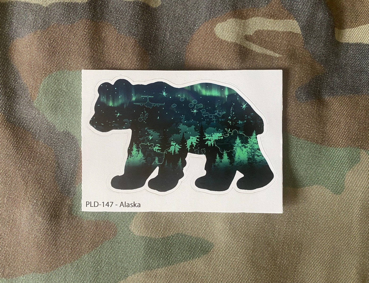 PLATOON DADDY PLT DDY ALASKA STICKER SLAP BEAR NOT ONE7SIX WRMFZY SUPDEF BCS FOG
