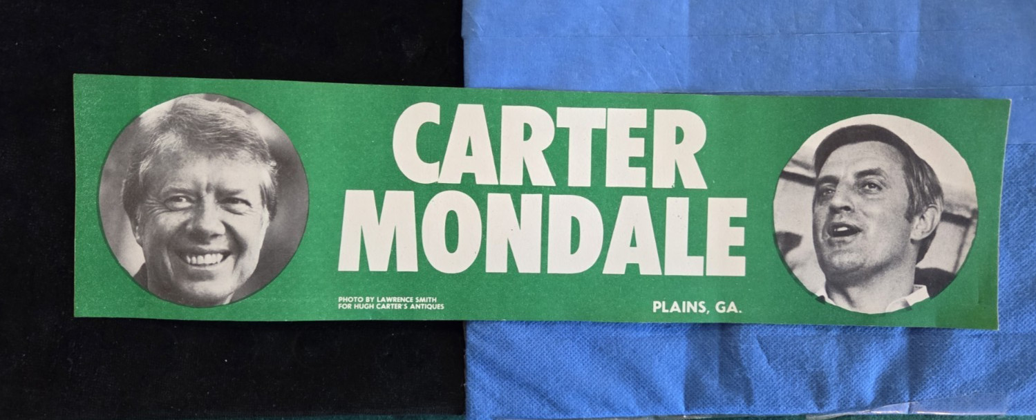 Vintage 1976 President Jimmy Carter Mondale 15\