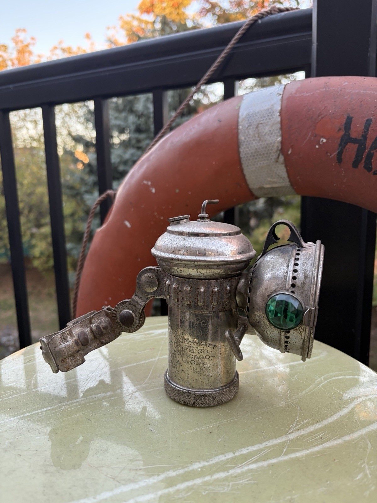 EARLY 1900’S CARBIDE BICYCLE LAMP 