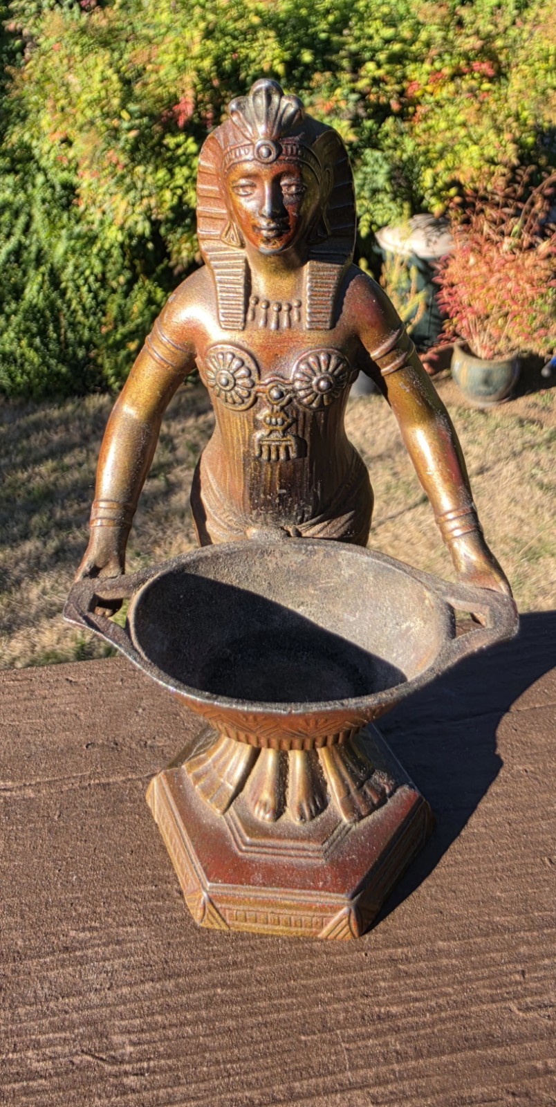 Vintage 1920's Art Deco Vantine's No 1272 Egyptian Revival Incense Burner France