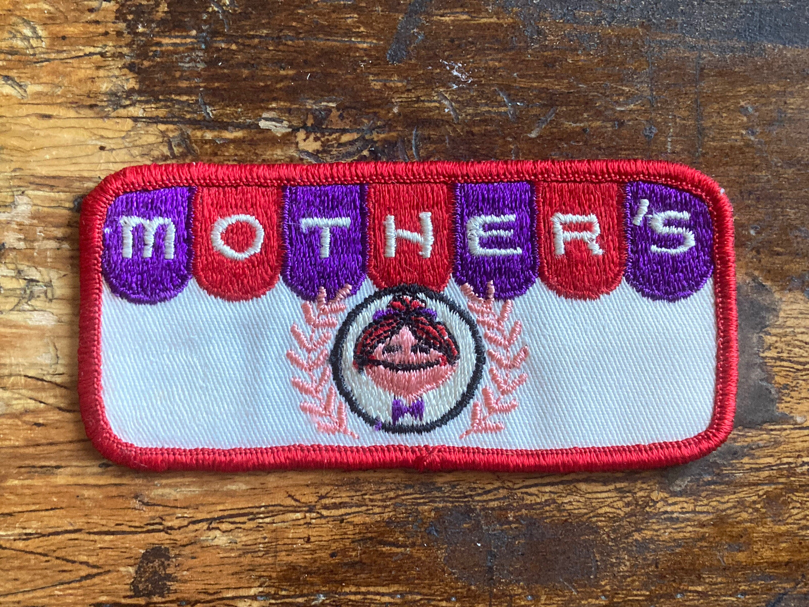 Vtg 1970s MOTHER'S COOKIES Employee Work Patch Loft Muppet Oakland RARE 80s