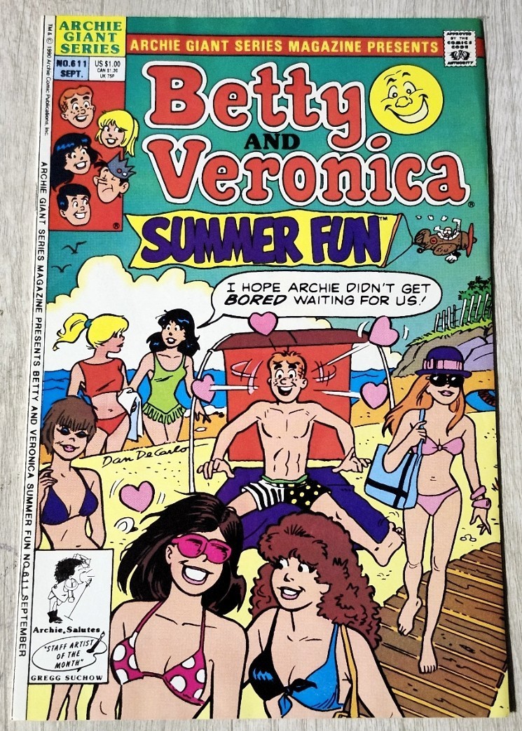 Archie Giant Series Magazine #611 - Betty Veronica Summer Fun