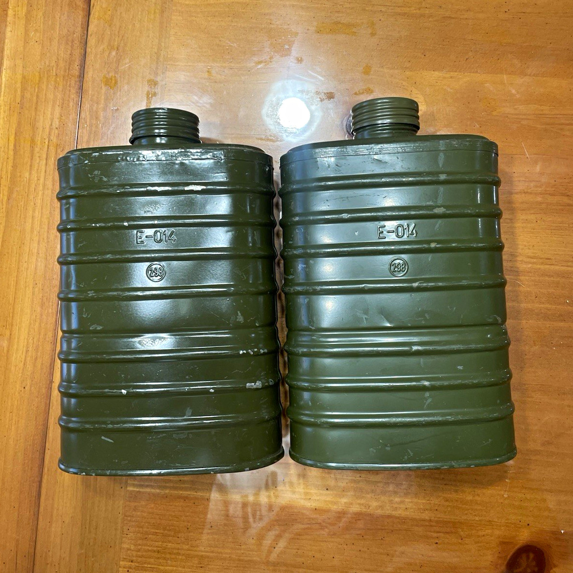 E-014 Gas Mask Filter Lot of 2 *NEW SEALED SURPLUS* SOVIET POLISH GP-5 SHMS