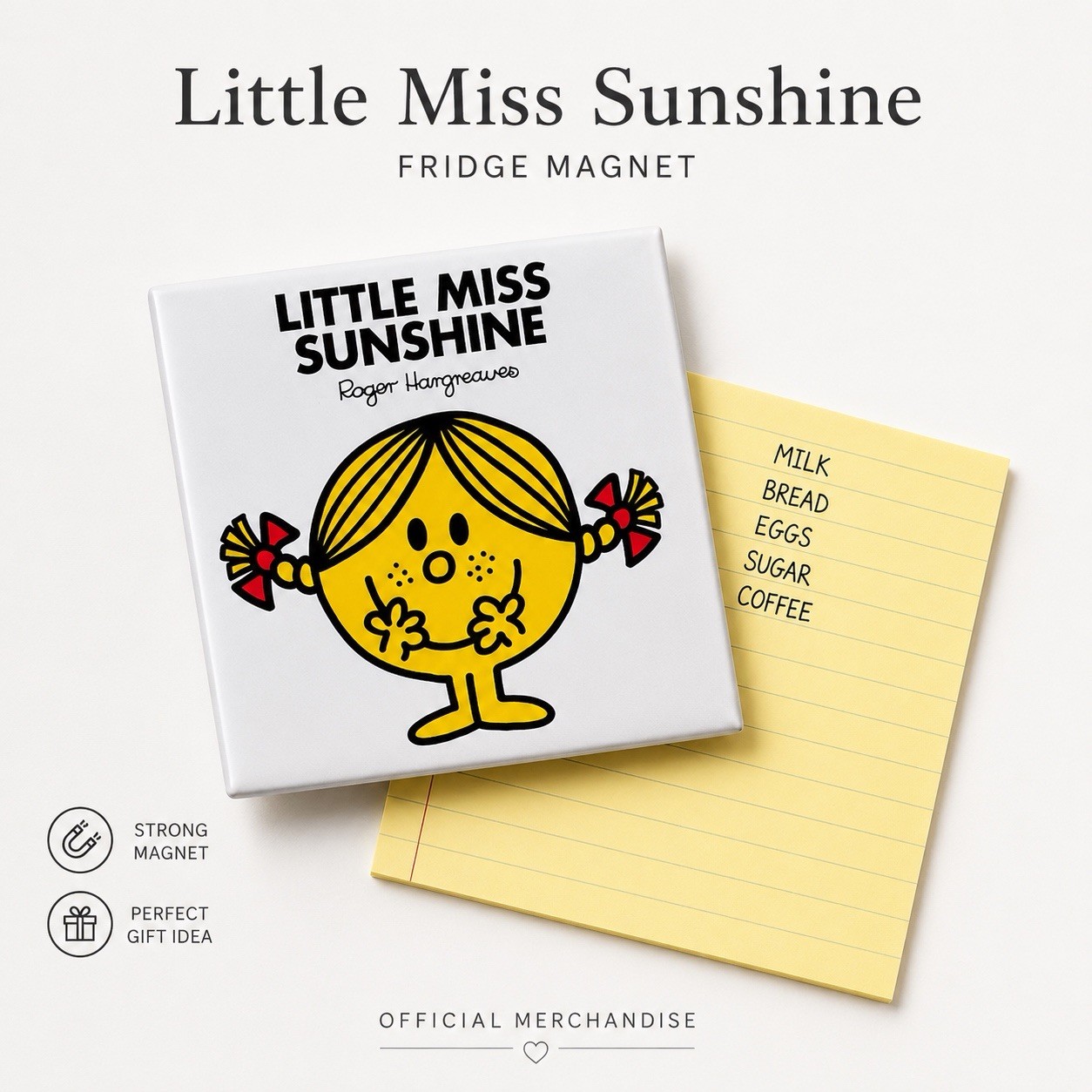 Little Miss Sunshine Fridge Magnet Mr Men Little Miss Official Merchandise NEW Little Miss Sunshine Fridge Magnet Mr Men Little Miss Official Merchandise NEW