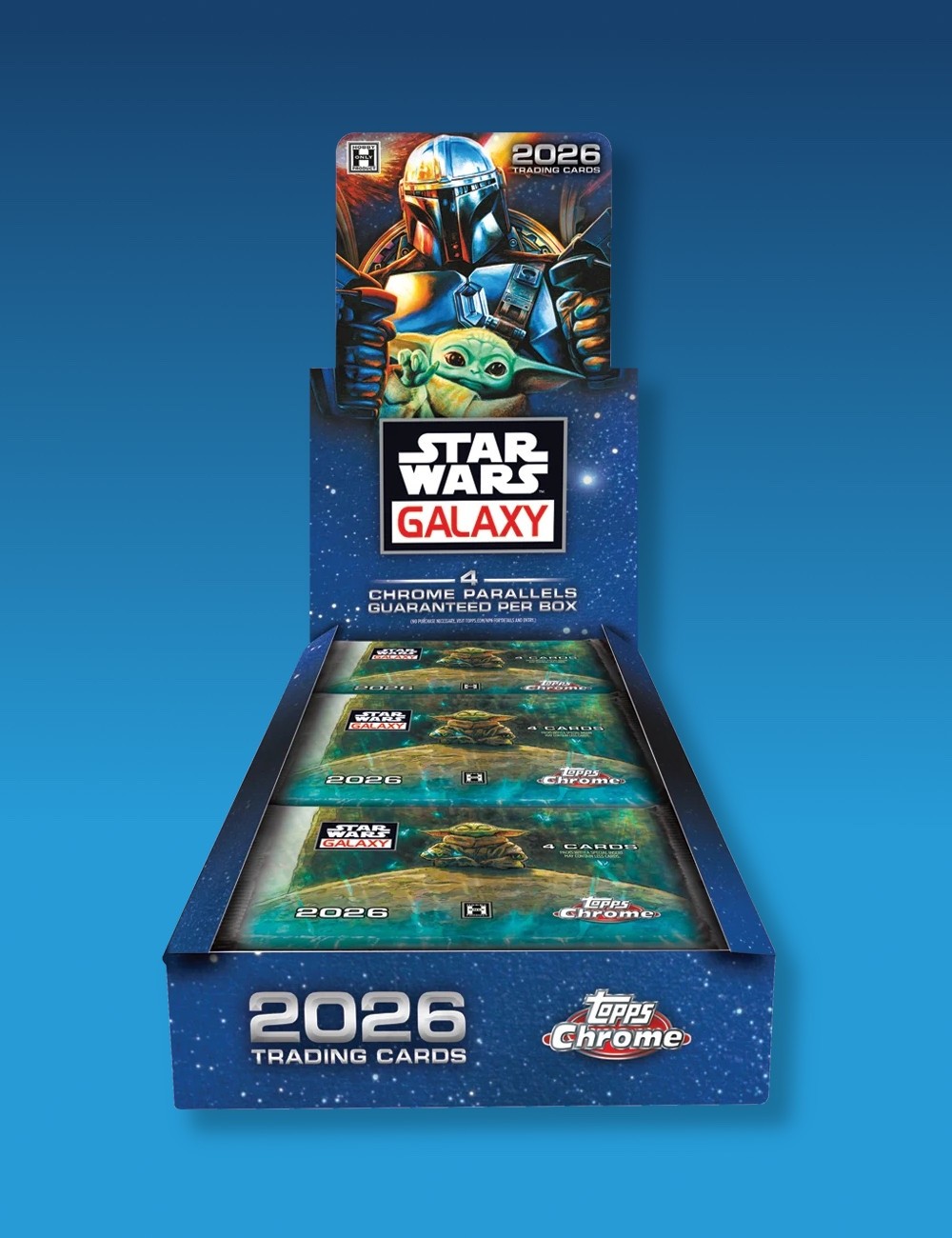 2026 Topps Chrome Star Wars Galaxy Hobby Box Factory Sealed