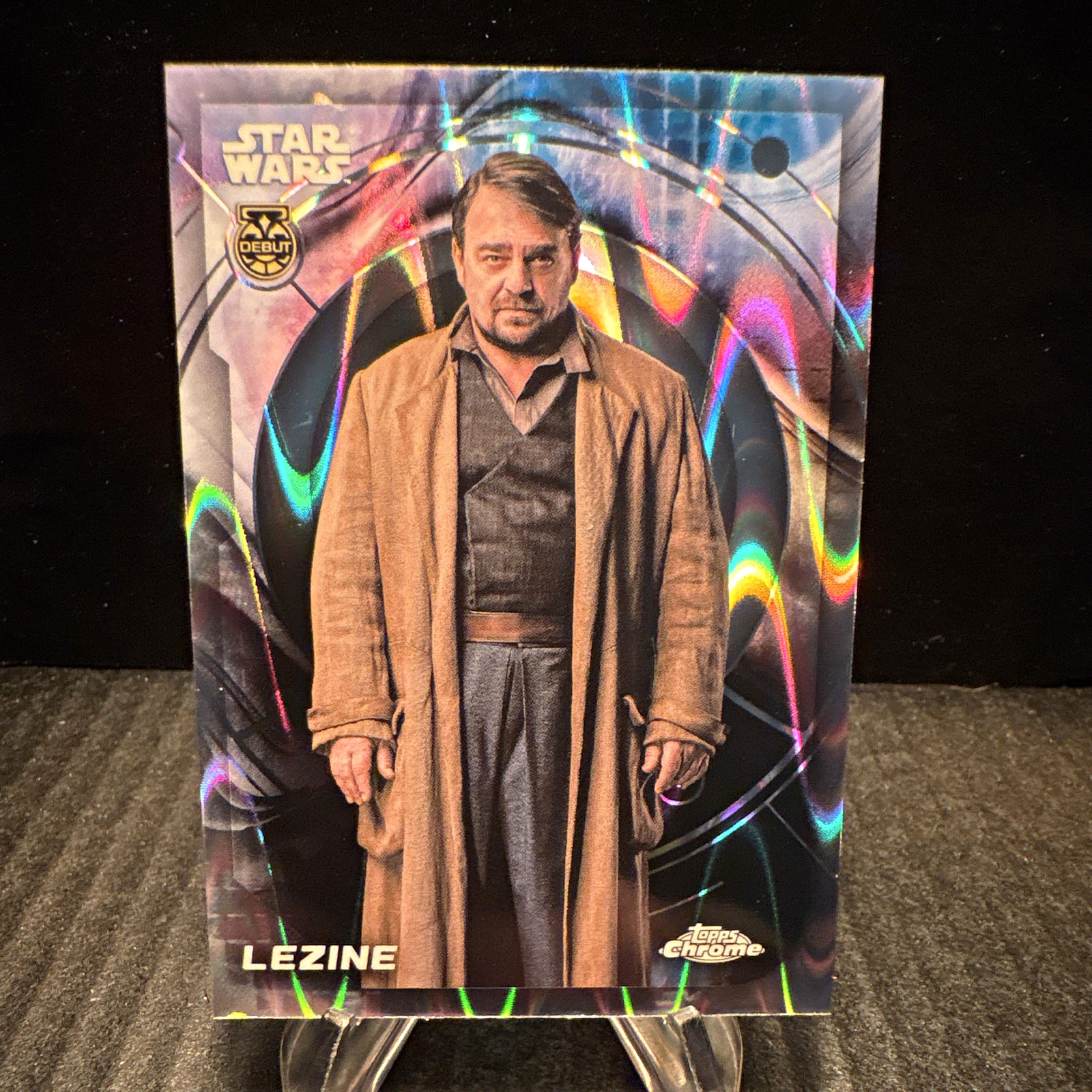 Topps 2024 Topps Chrome Star Wars Andor Lezine #2 Refractor Robert Emms