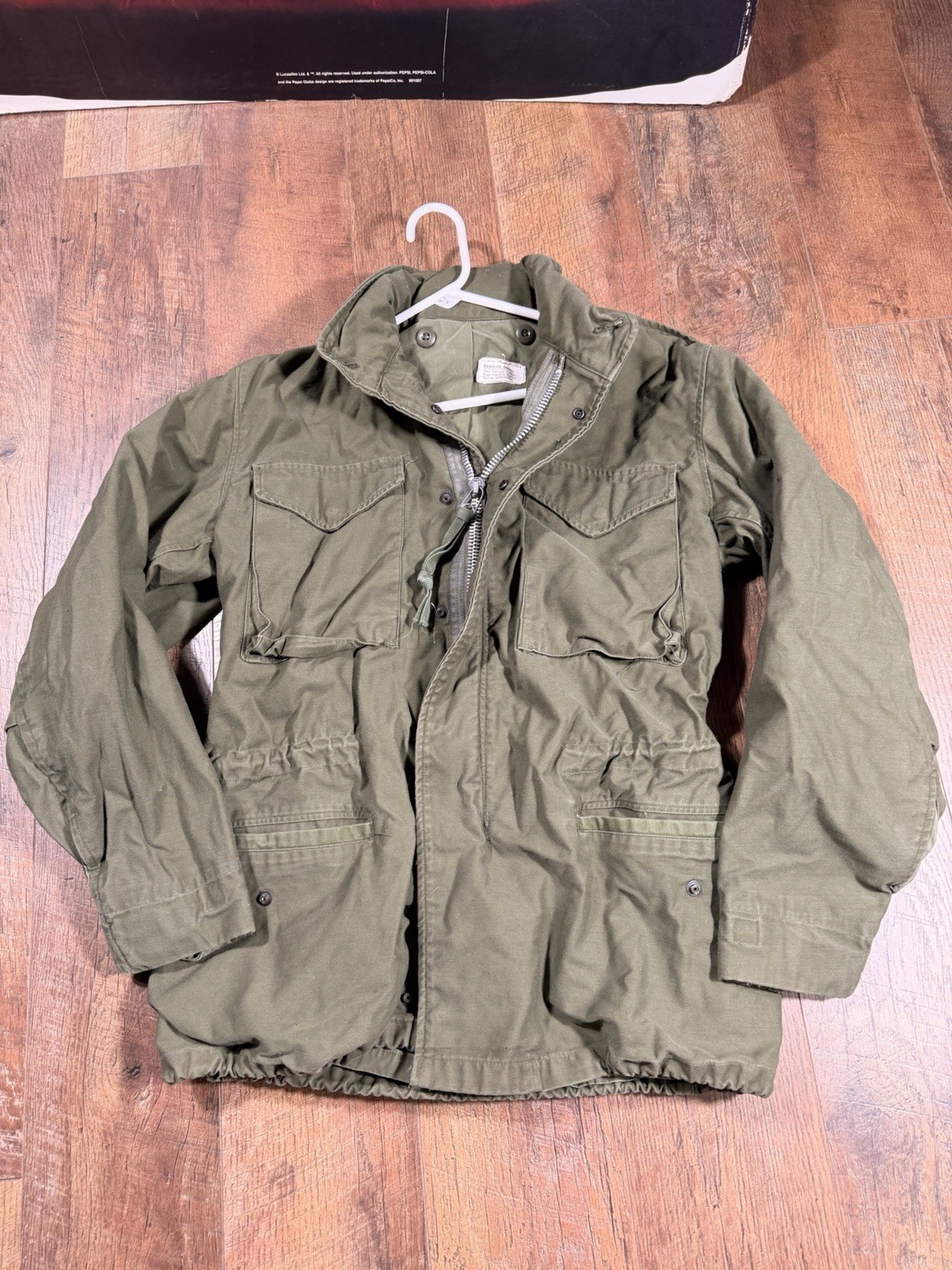 Vintage 1960s-1970s US Military M-65 Field Army Jacket small mint