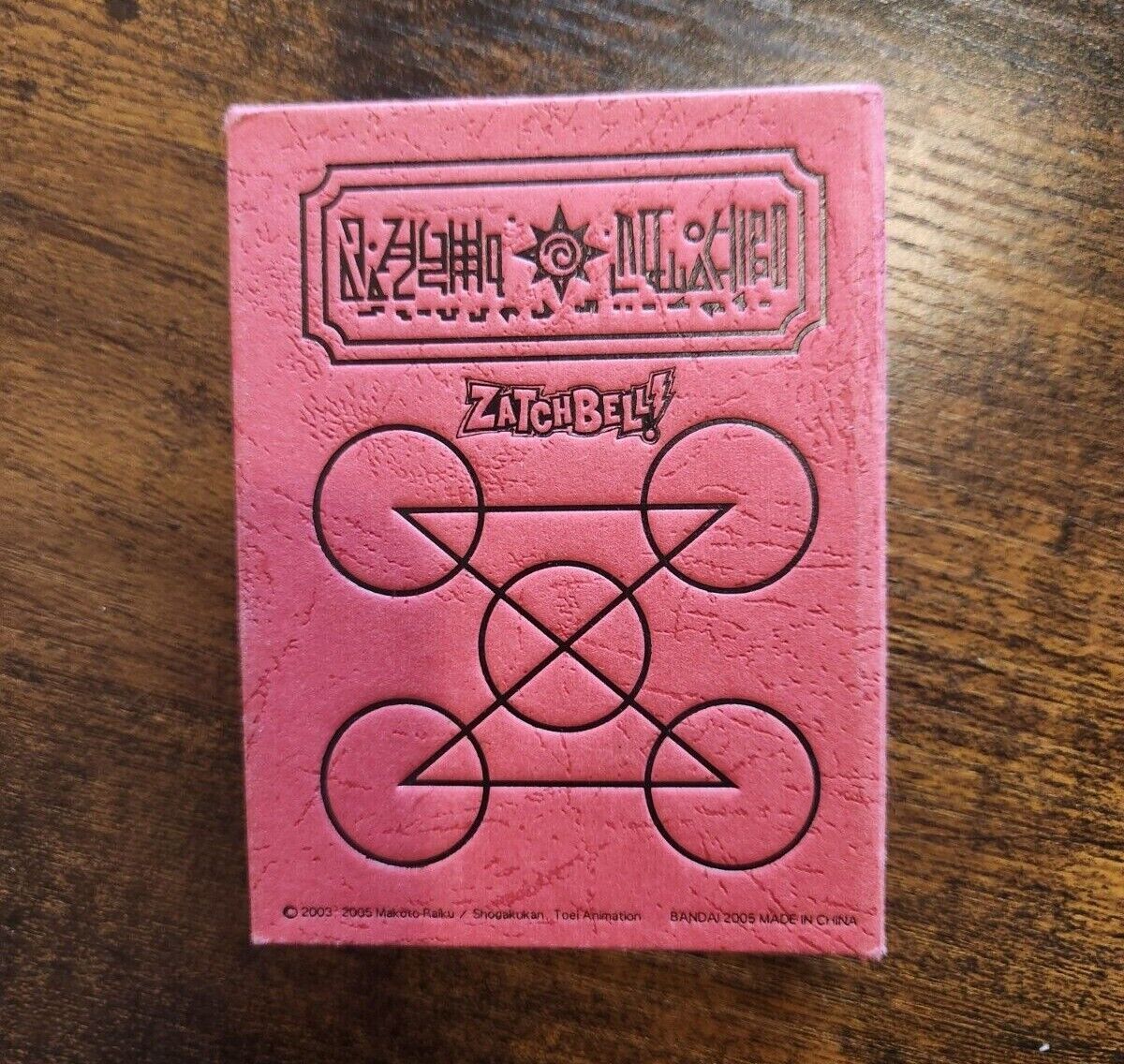 Zatch Bell Red Spellbook Trading Card Game - Original Owner - Bandai Namco