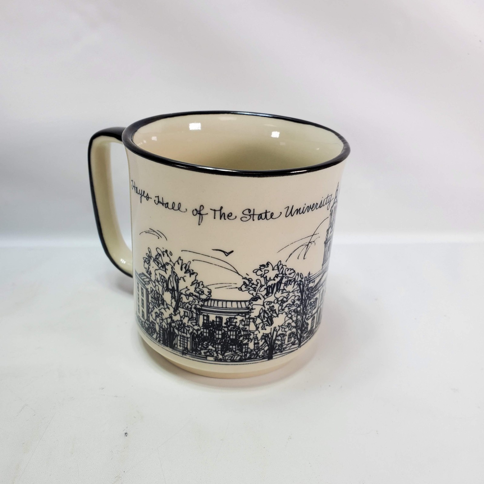 Vintage AM&A's Buffalo NY Hayes Hall University Mug New York Sketch SUNY 1989 Vintage AM&A's Buffalo NY Hayes Hall University Mug New York Sketch SUNY 1989