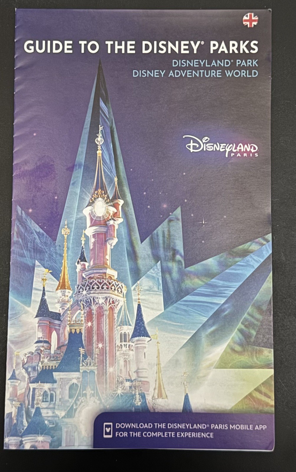 English Guide Disneyland Paris & Disney Adventure World Full Map New 2026