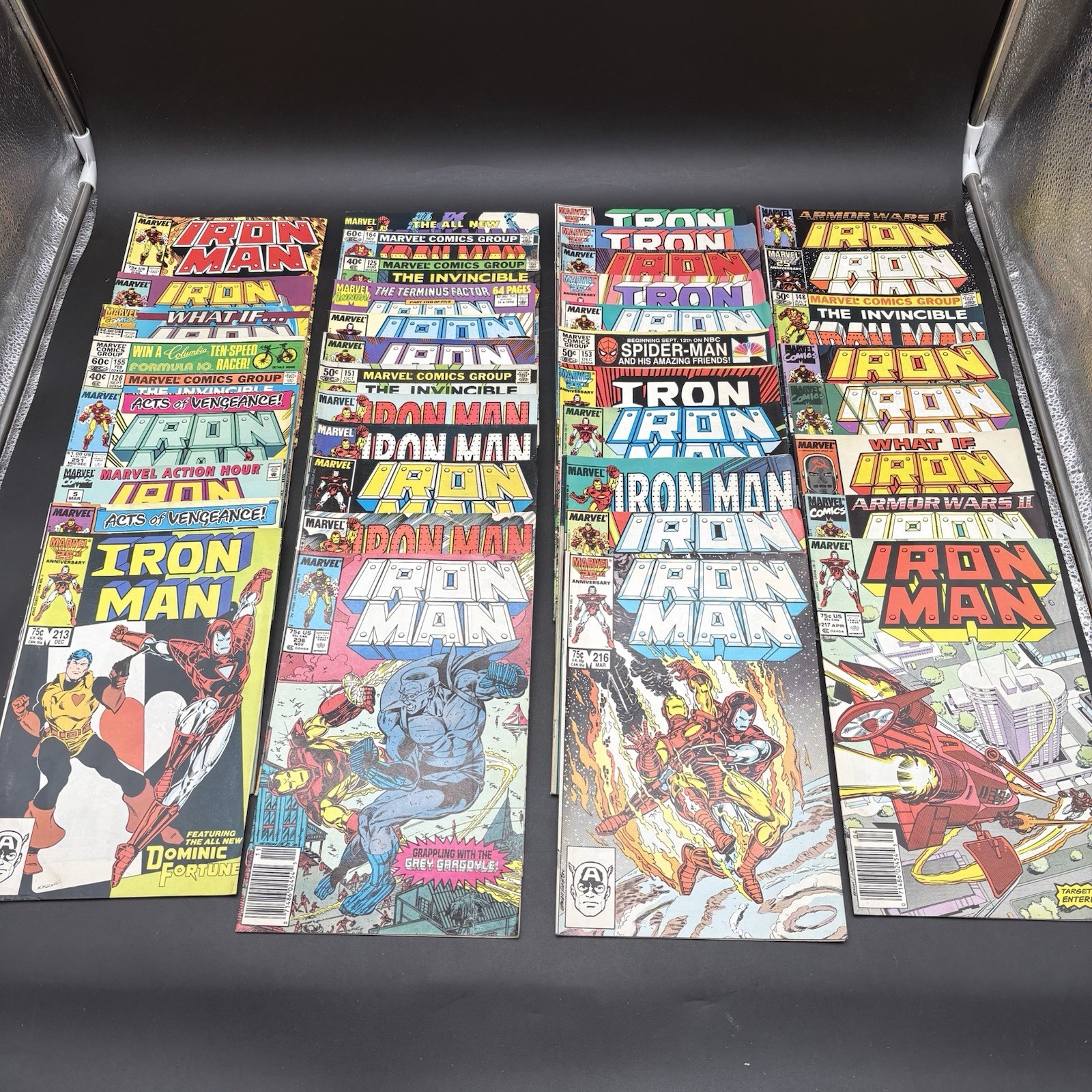 Lot of 40 Iron Man Comics 1980s 1990s Marvel What If Annuals Vintage