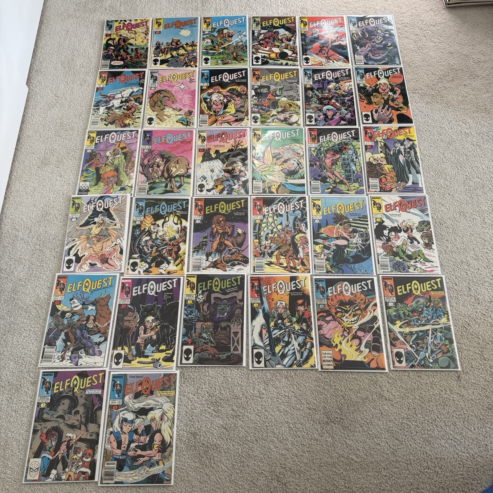 Marvel Comics Elfquest #1-32 Complete Series 1985
