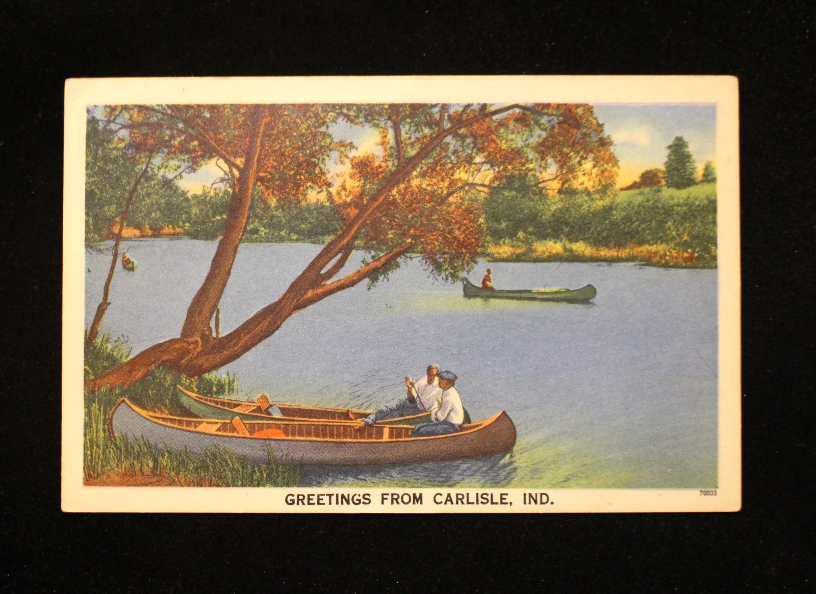 1956 LINEN POSTCARD \