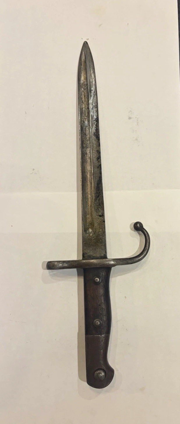 Antique Ottoman Turkish Mauser M1890 Bayonet Simson 1313 (1895) #26217  Scabbard