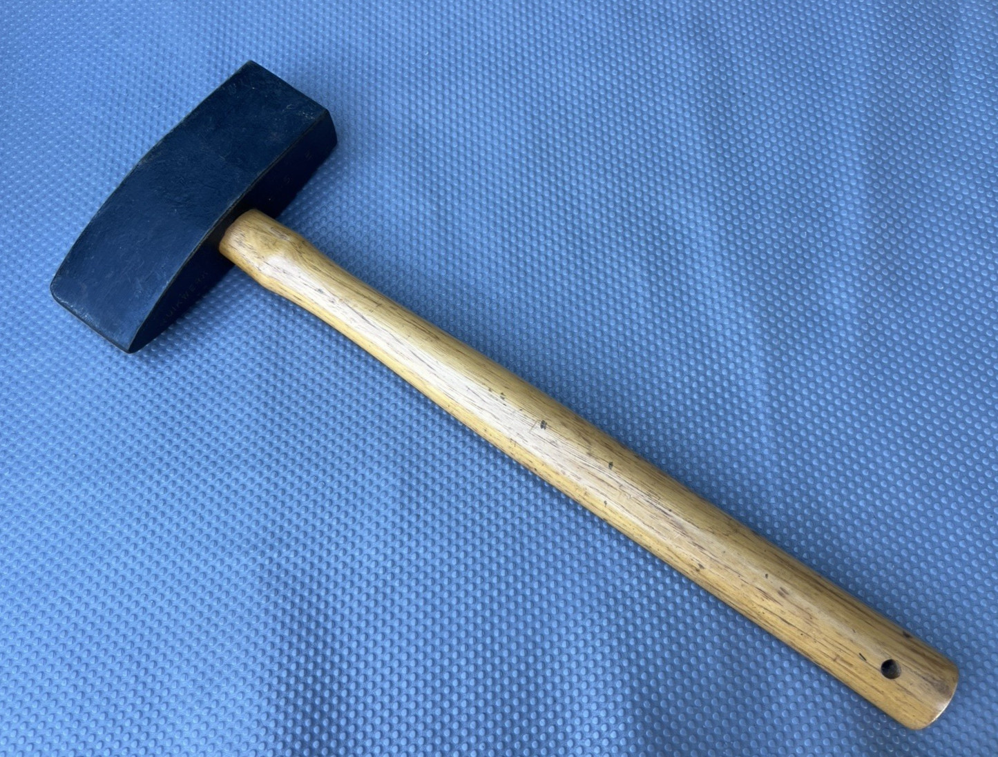 Vintage Quikwerk 5 lb. Blacksmith Mason Straight Peen Spalling Hammer #646