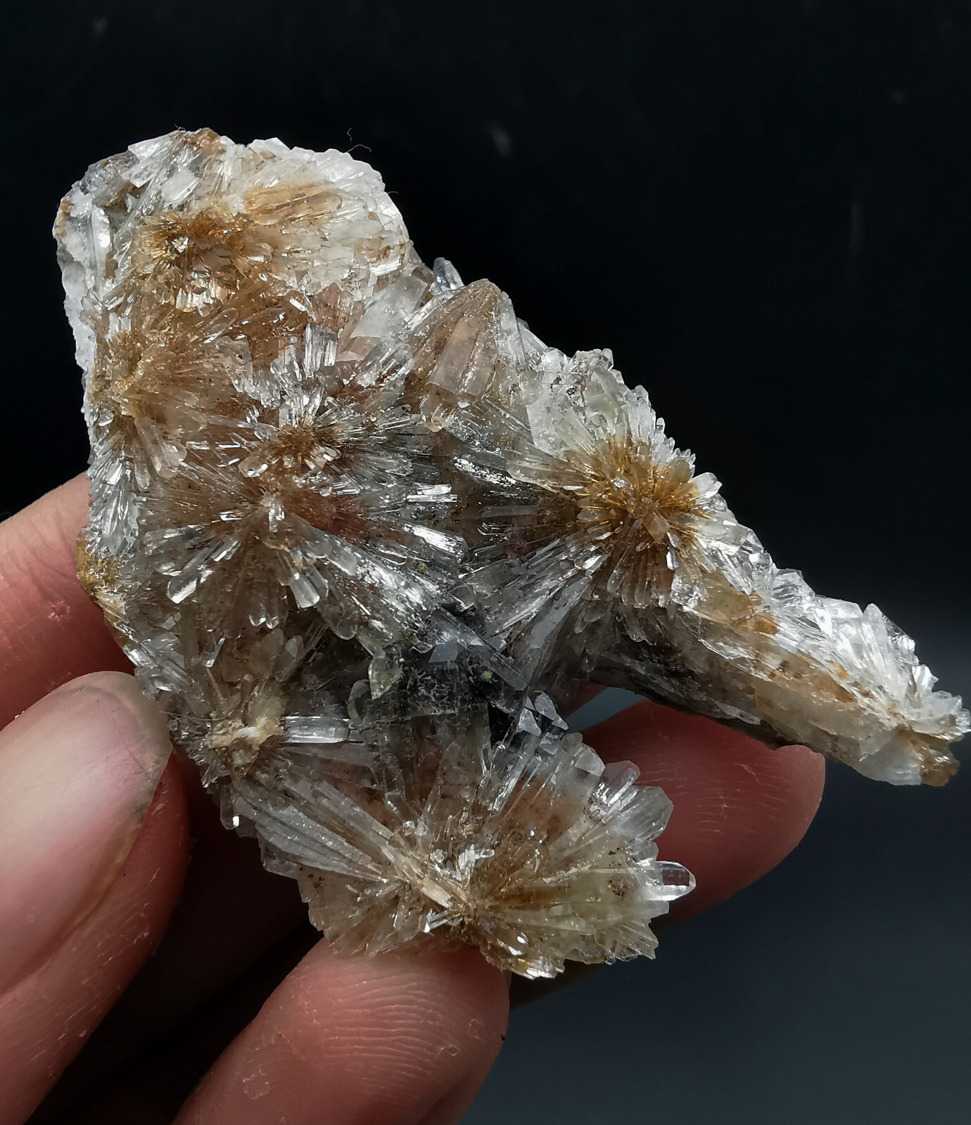 23g Rare Natural Purple Creedite Gypsum Cluster Mineral Specimen China