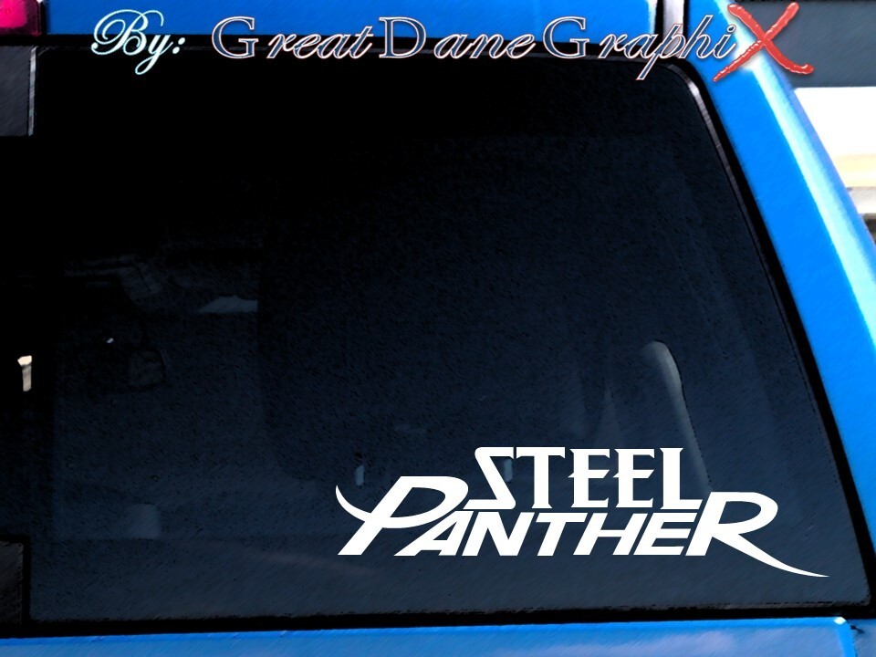Steel Panther - Vinyl Decal Sticker -Color Choice -HIGH QUALITY