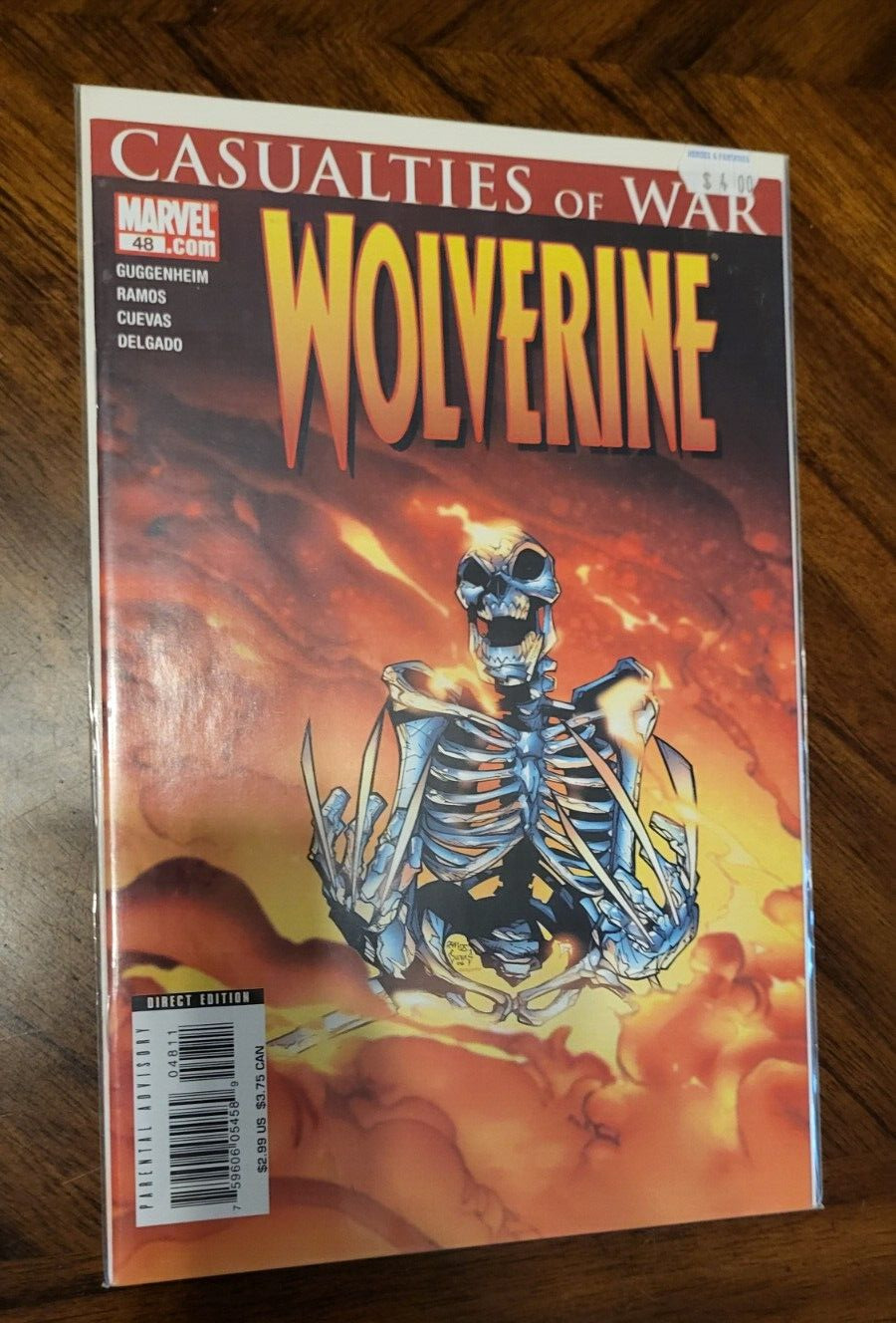 Marvel Comics Wolverine #48 Casualties of War File Photo (2006)