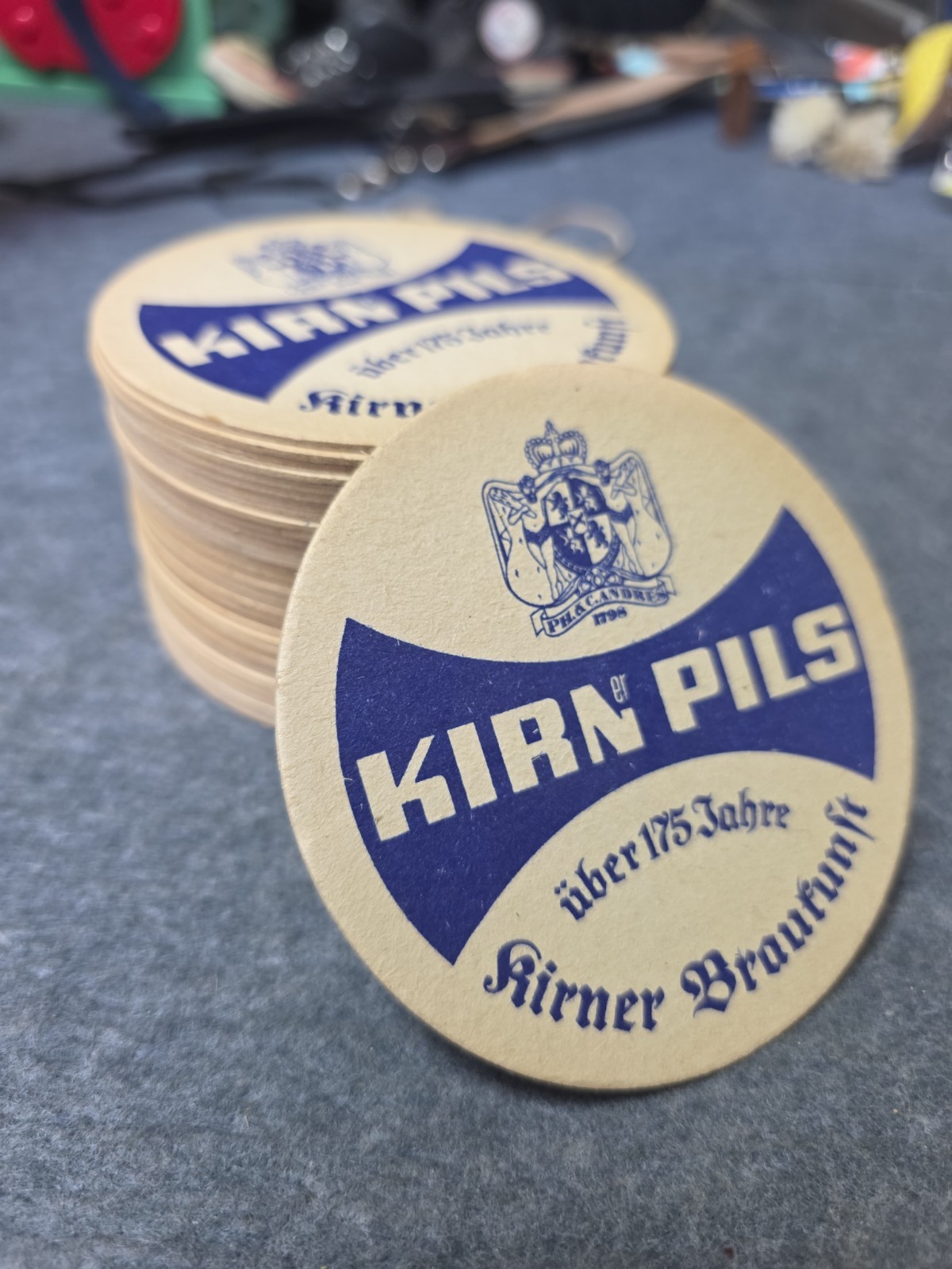 Lot Of 35 KIRN Vintage 1970's Bar Coaster Beer Kirn er Pils Octoberfest 