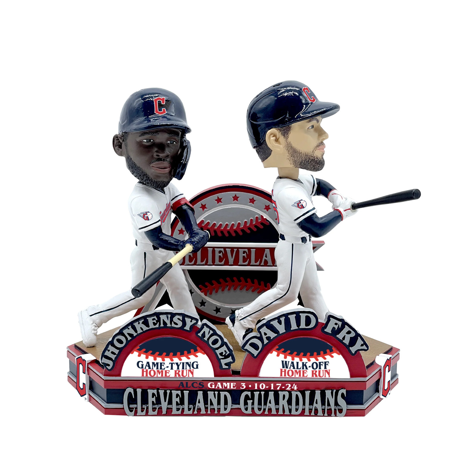 Jhonkensy Noel David Fry Cleveland Guardians ALCS Game 3 Home Run Bobblehead