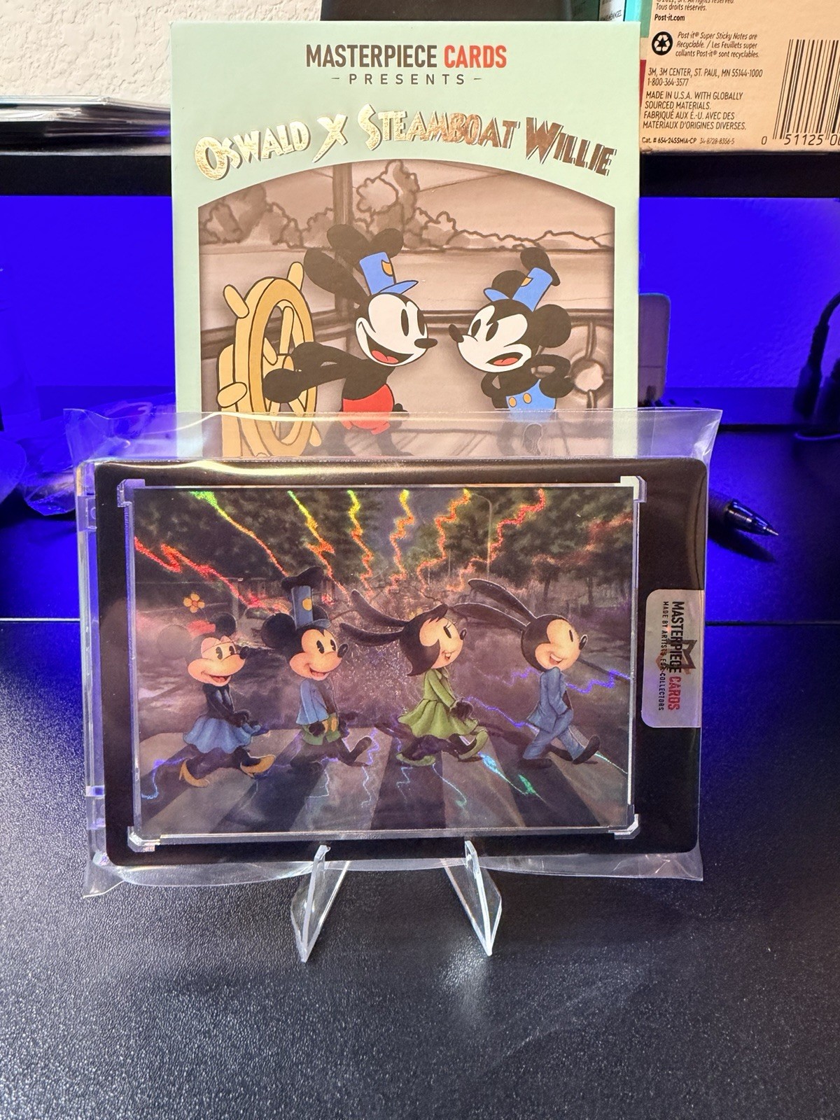 Oswald X Steamboat Willie Friendship Road Encased 3/7 Artist Oliver Castaneda