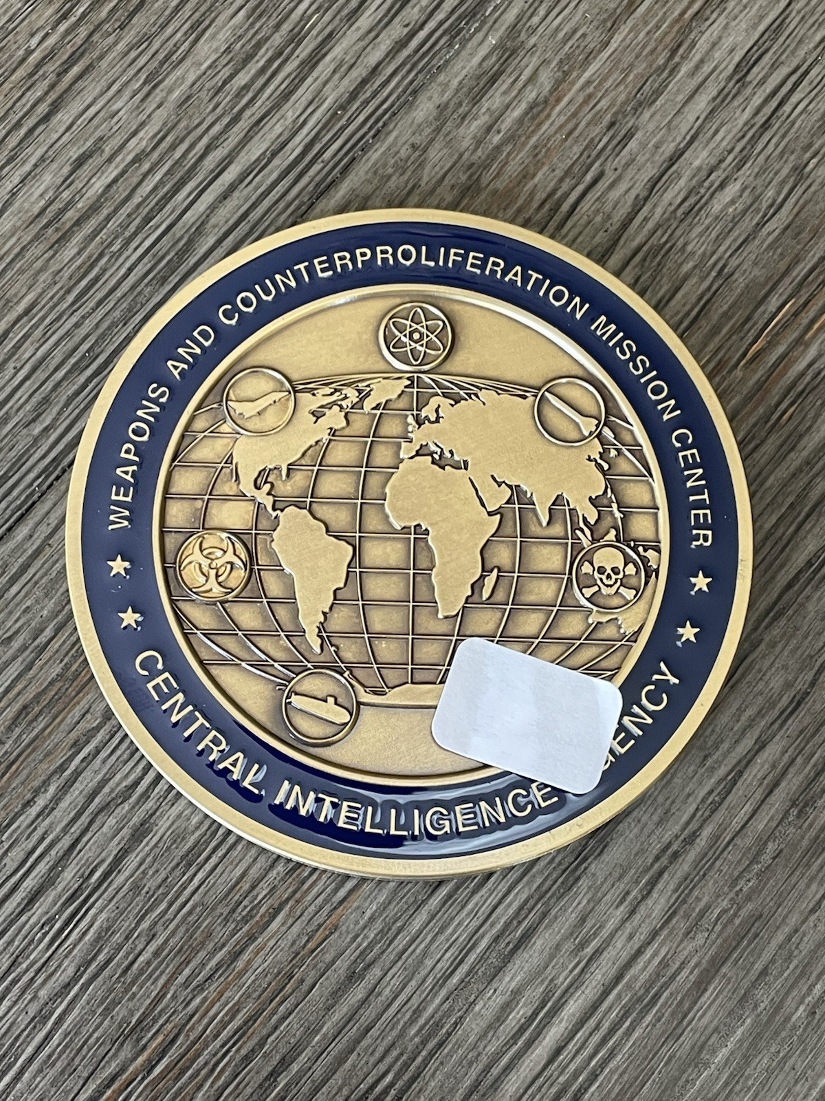 Central Intelligence Agency (CIA) Weapons And Counter proliferation Center 3inch