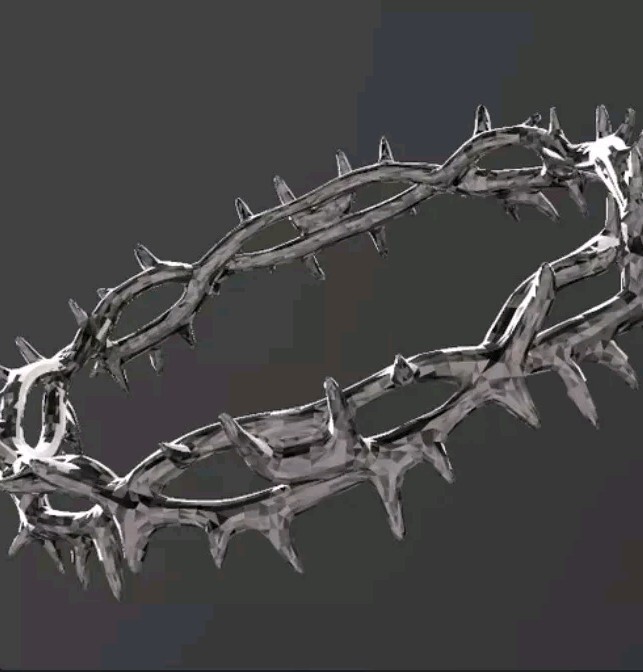 3d Printed Kendrick Lamar Crown Of Thorns Life Size